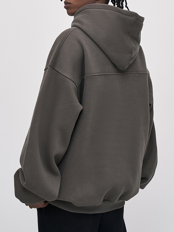 Men's Letter Print Oversized Hoodie-1